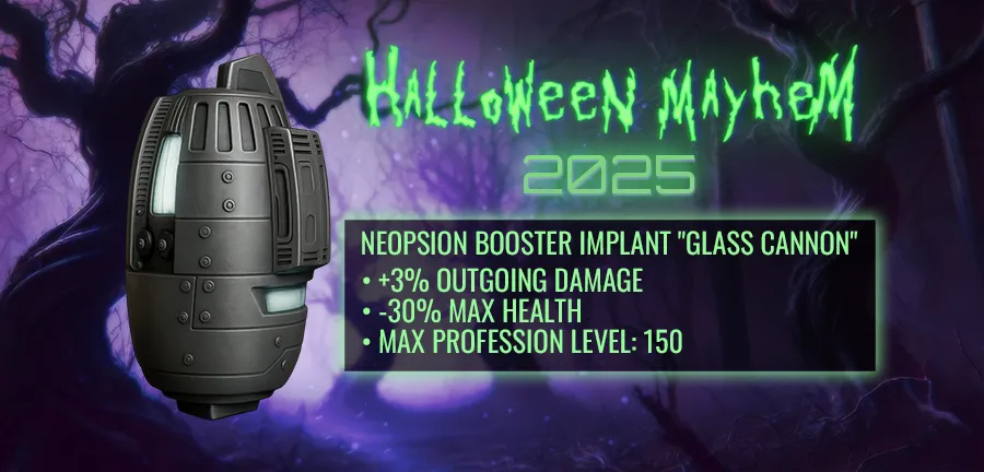 Halloween NeoPsion Booster Implant, “Glass Cannon” Halloween Ring